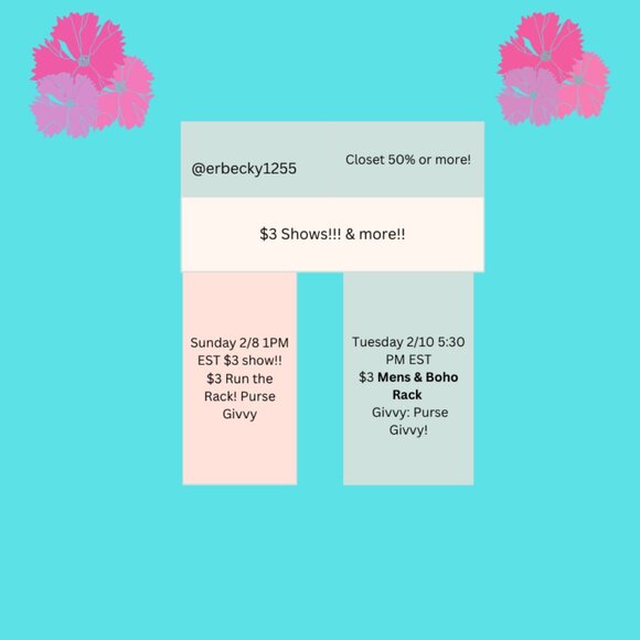 Disney Other - Live Sale‎ Weekly List!  Come Hang out!  $3 SHOWS!!!!